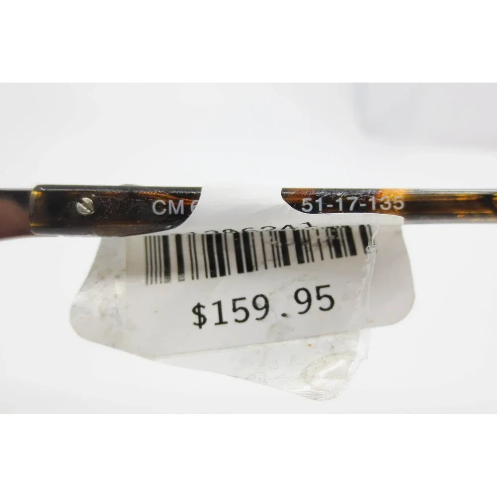 Chelsea Morgan CM 6004 Brown Tortoise Rectangular Eyeglass Frames 51-17-135 NEW
